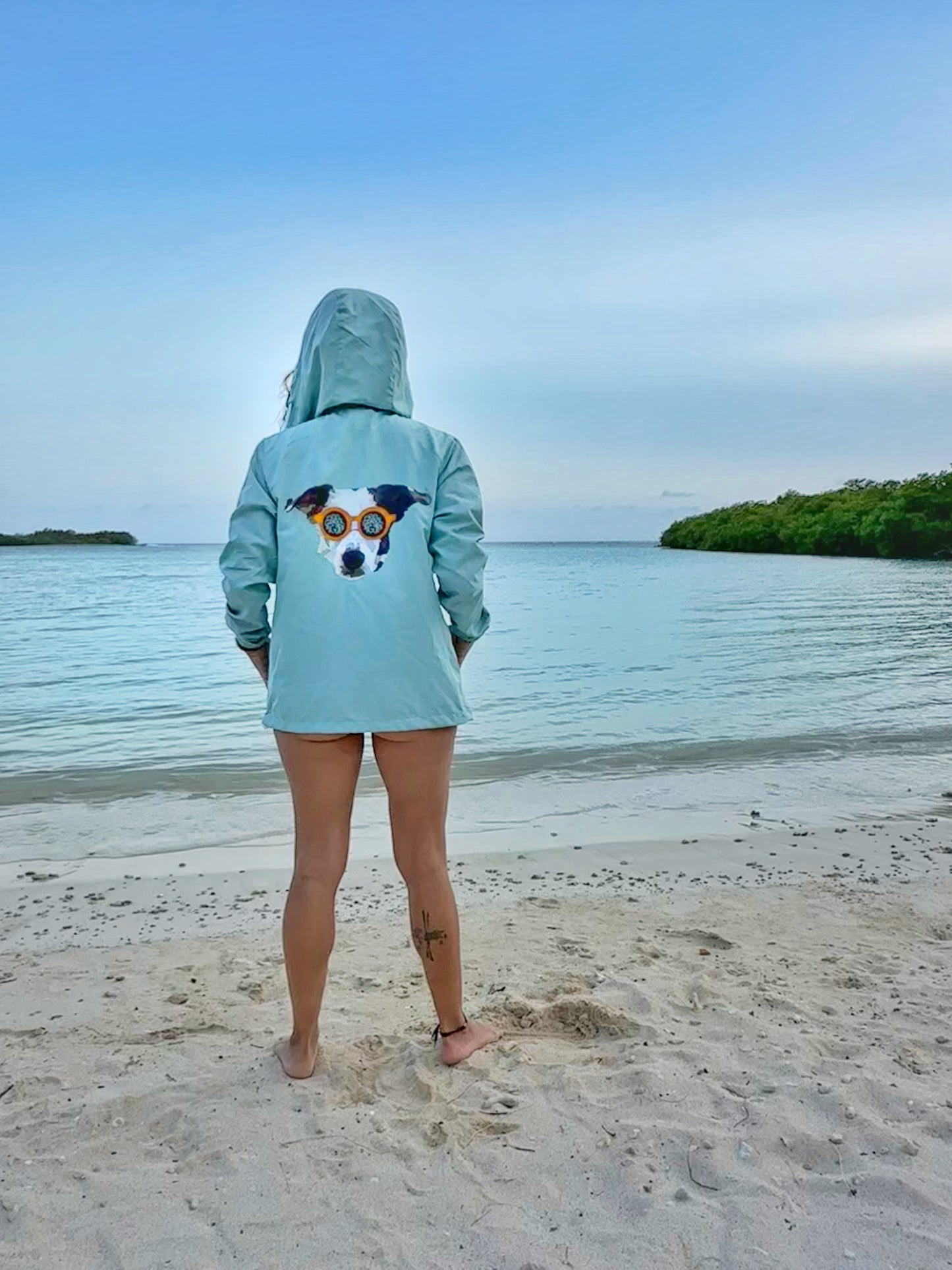 Rogue se el girasol de alguien zip up windbreaker